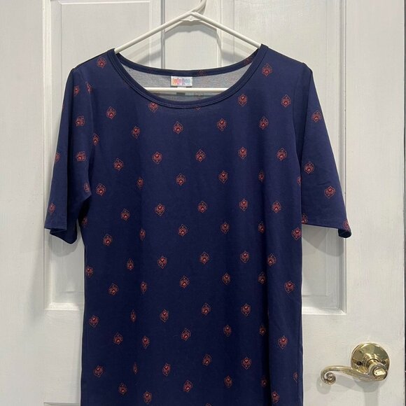 LuLaRoe Tops - LuLaRoe Women's Navy and Blue Shirt